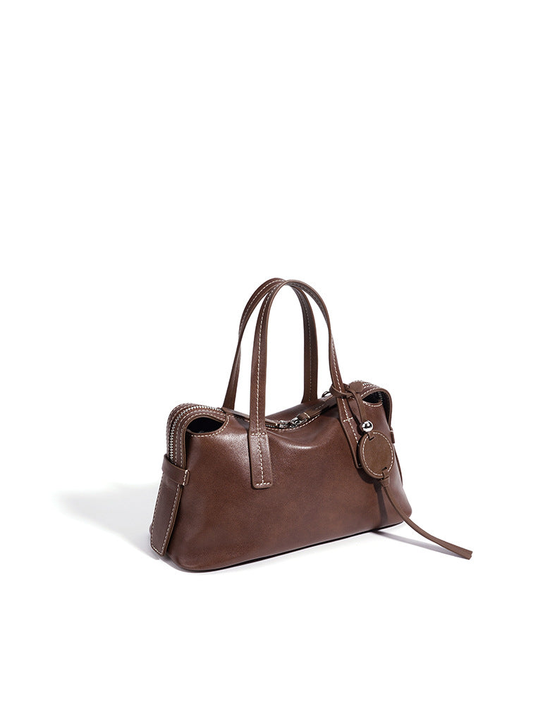 High-End Design Women's Bag 100% Genuine Leather Single Shoulder or Crossbody Bag Bari
