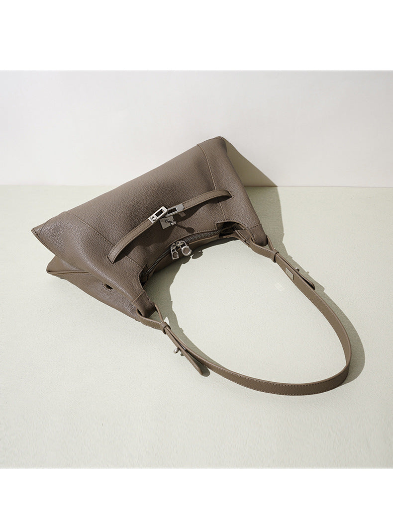 High-End Design Small Women's Bag 100% Genuine Leather Single Shoulder or Crossbody Bag Palma