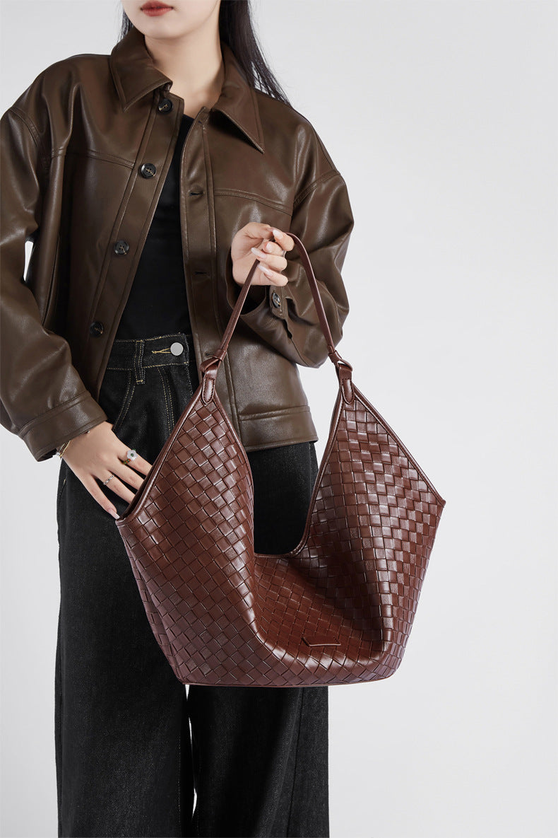 Designed Women's 100% Genuine Leather Single Shoulder Tote Bag San Vito