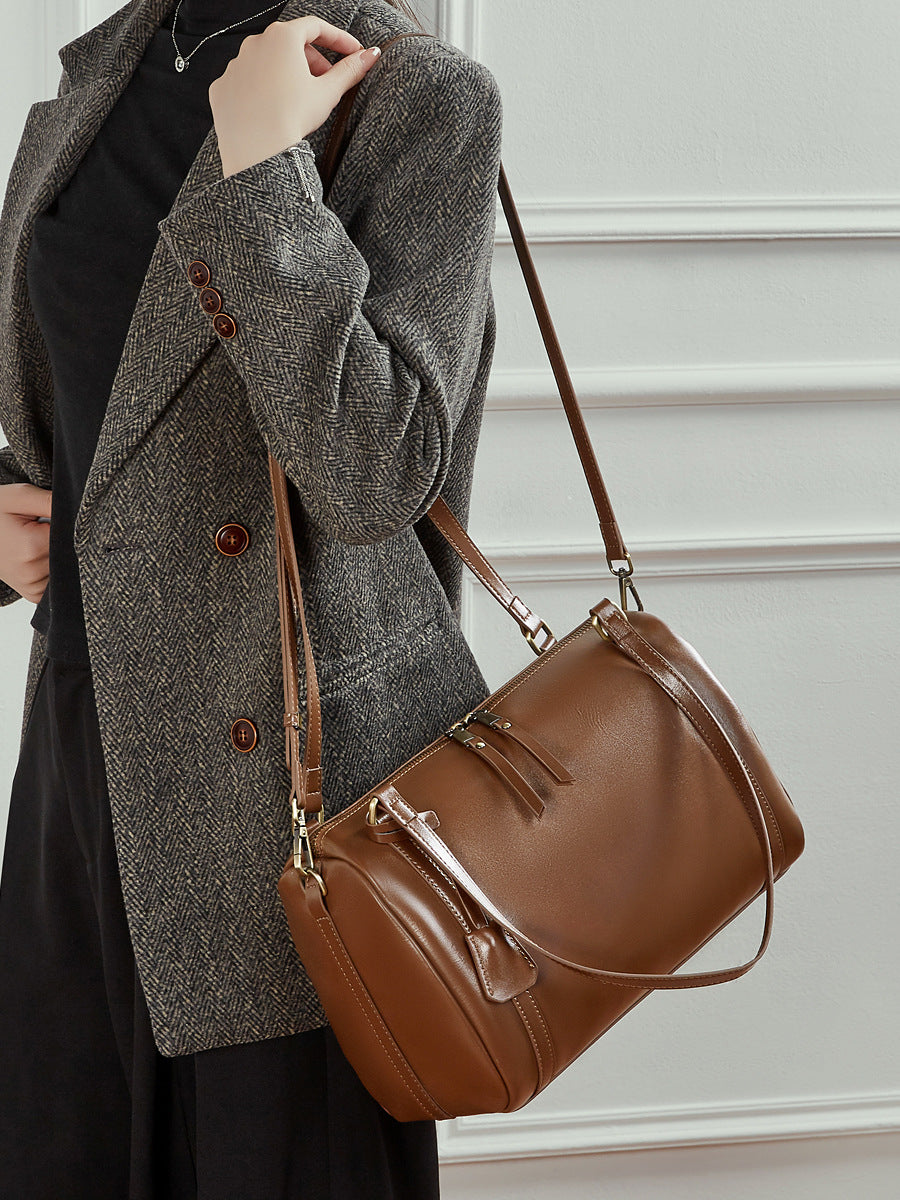 High-End Design Women's Bag 100% Genuine Leather Single Shoulder or Crossbody Bag Massachusetts