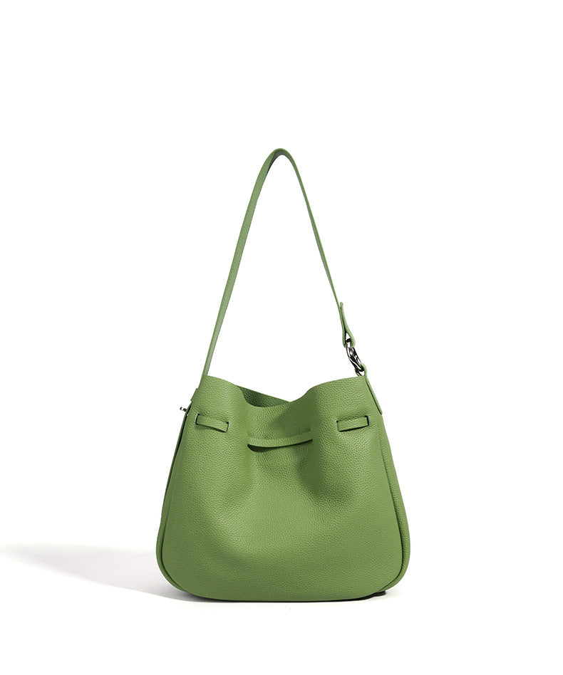 High-End Design Women's 100% Genuine Leather Single or Across Shoulder Tote Bag Paola