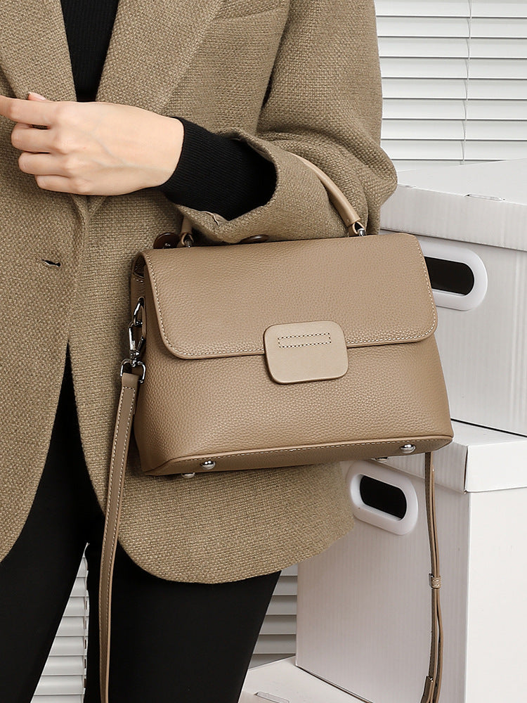 Designed Women's 100% Genuine Leather Single Shoulder or Crossbody Bag Nou