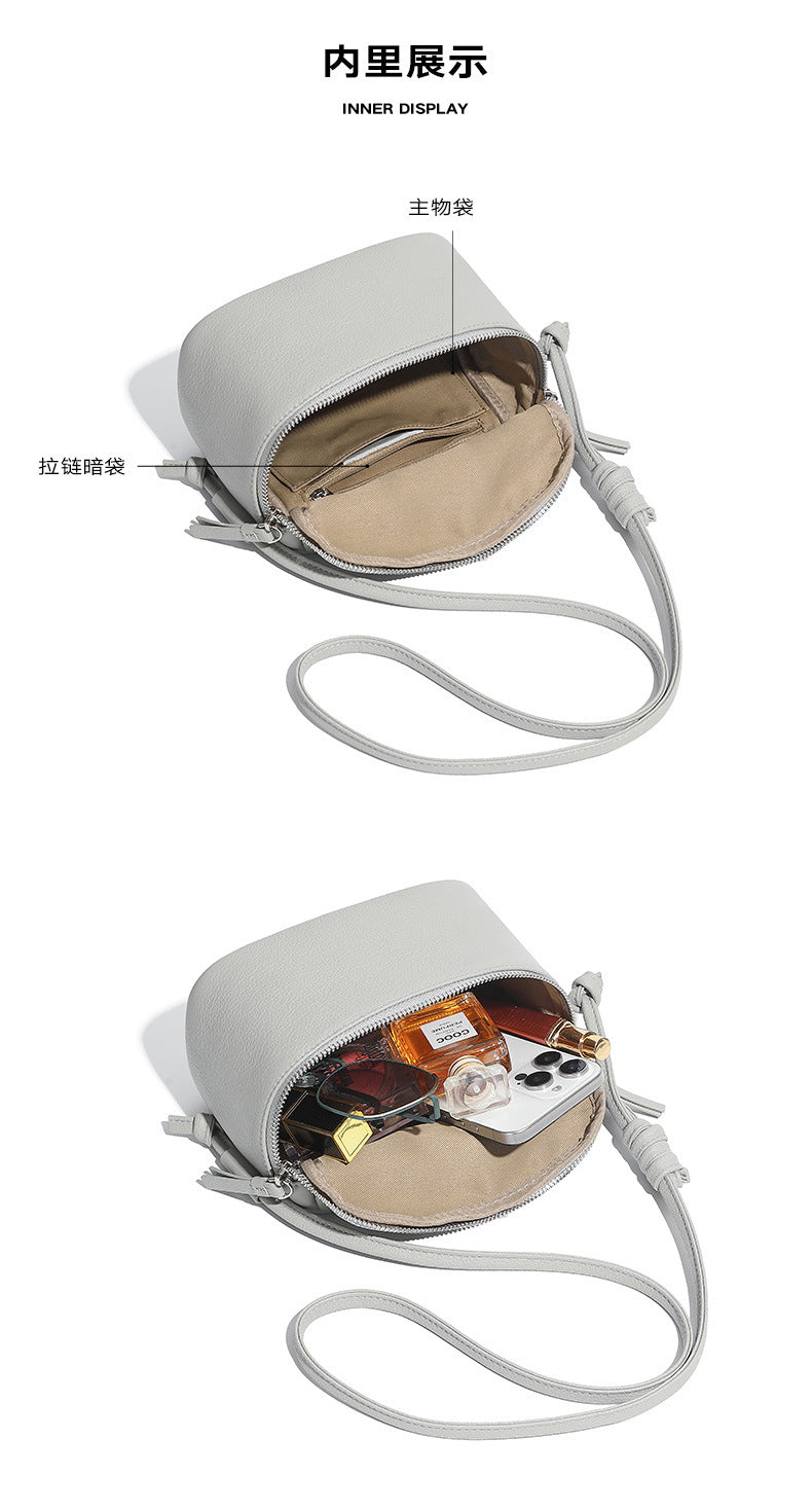 High-End Design Women's Bag 100% Genuine Leather Single Shoulder or Crossbody Bag Idaho