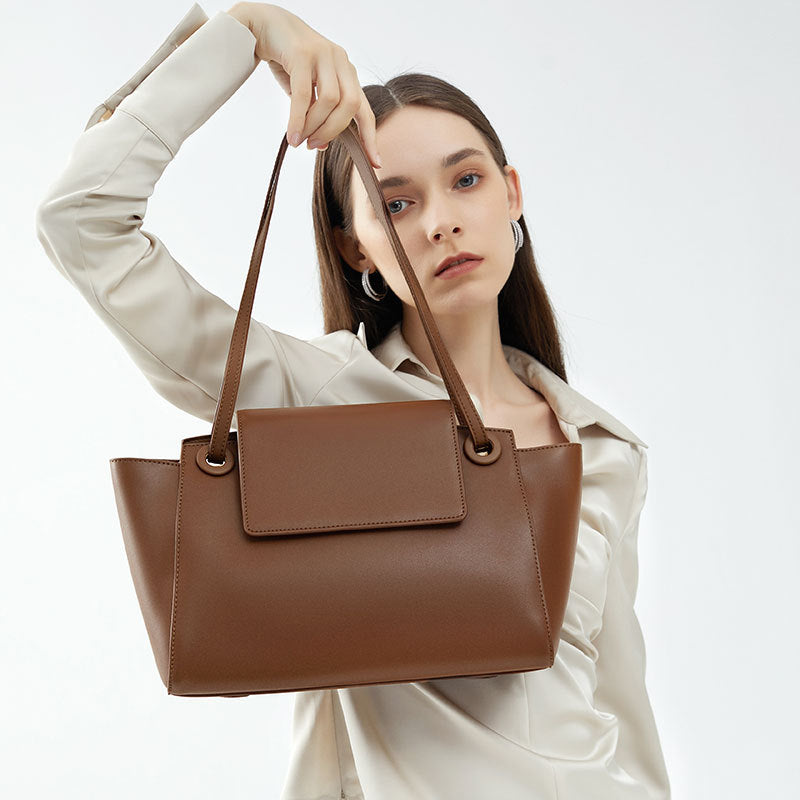 High-End Design Women's Bag 100% Genuine Leather Single Shoulder or Crossbody Wings Bag Indiana