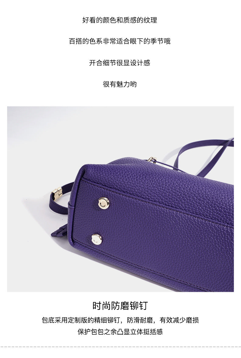 High-End Design Small Women's Bag 100% Genuine Leather Single Shoulder or Crossbody Bag Verona