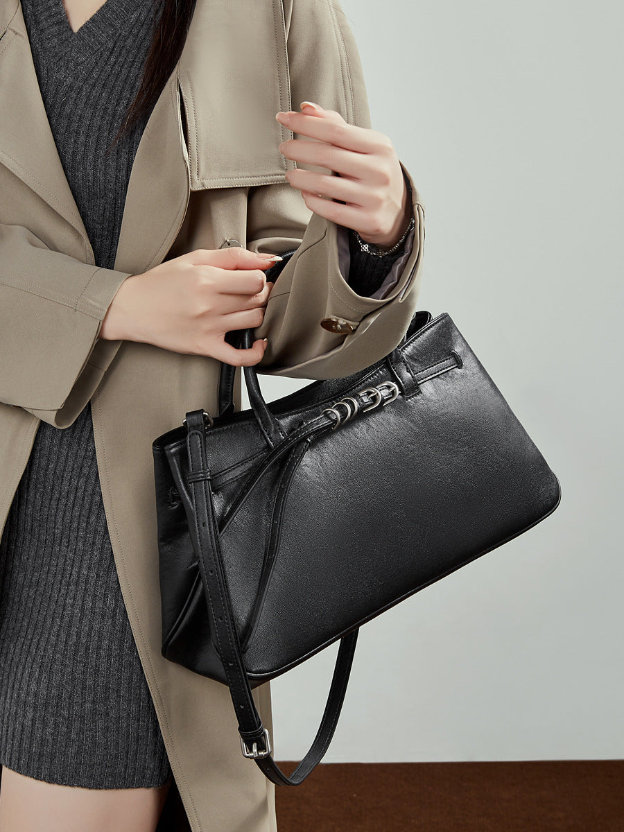 High-End Design Women's Bag 100% Genuine Leather Single Shoulder or Crossbody Bag Nebraska