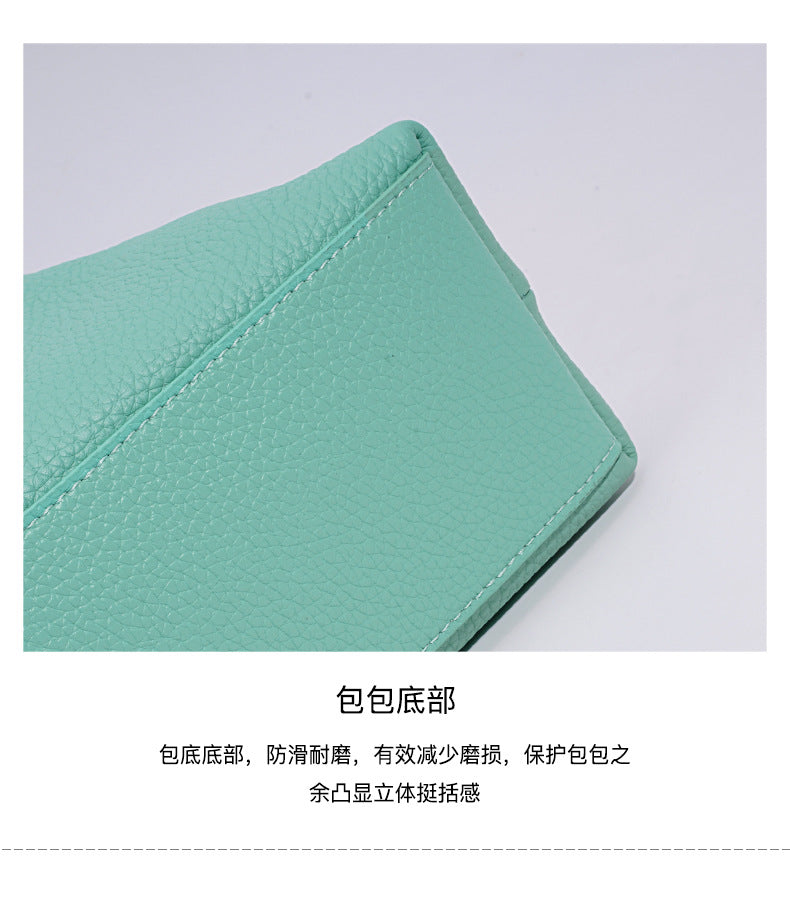 High-End Design Women's 100% Genuine Leather Shoulder Crossbody Bag Como