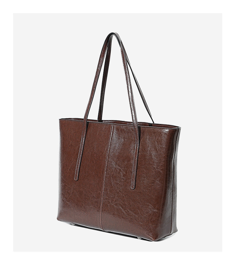 High-End Design Women's 100% Genuine Leather Tote Bag Vigo