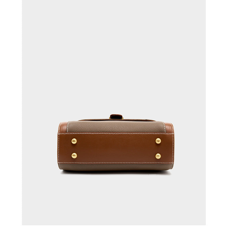 High-End Design Women's Bag 100% Genuine Leather Single Shoulder or Crossbody Bag Malaga