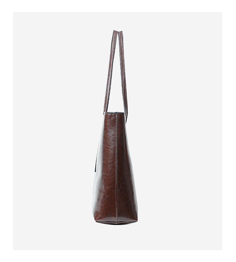 High-End Design Women's 100% Genuine Leather Tote Bag Vigo