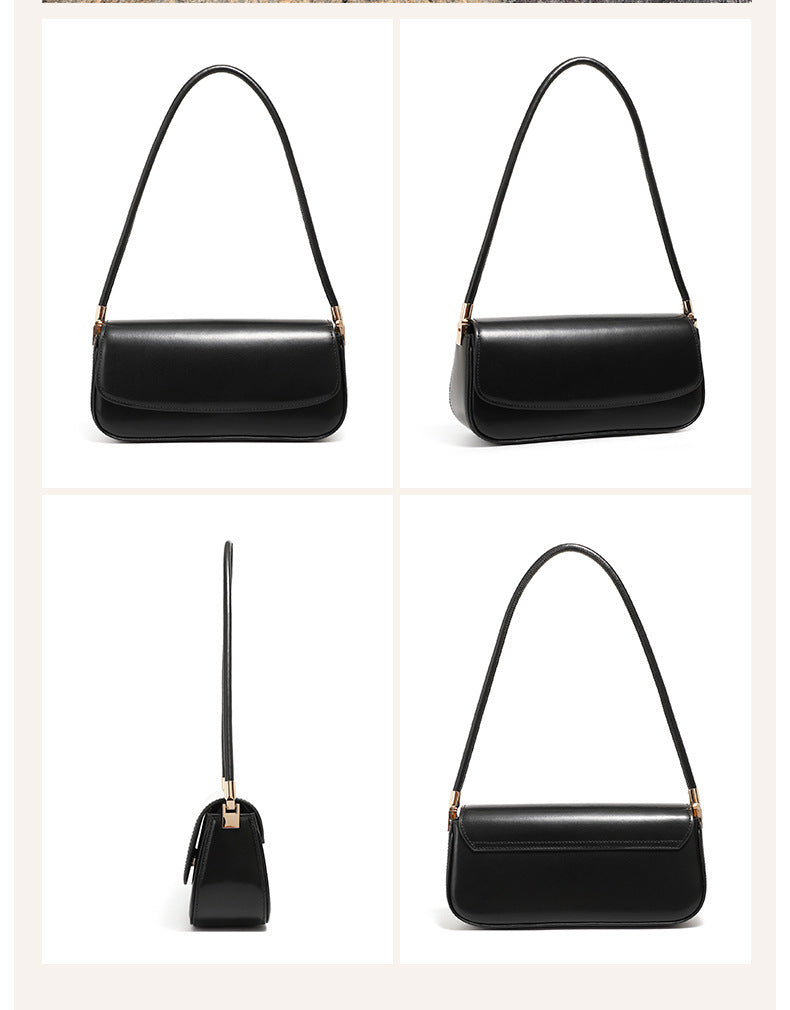 High-End Design Women's Bag 100% Genuine Leather Single Shoulder Bag Florida