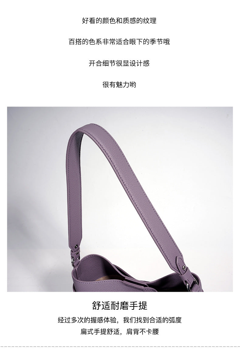 High-End Design Women's 100% Genuine Leather Single or Across Shoulder Tote Bag Siena