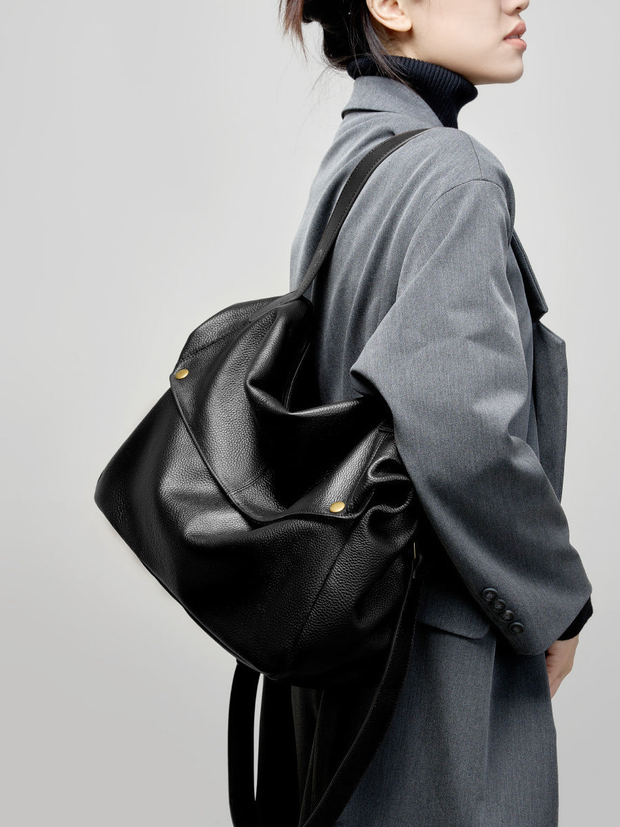 High-End Designed Women's 100% Genuine Leather Single Shoulder and Crossbody Bag Mauro