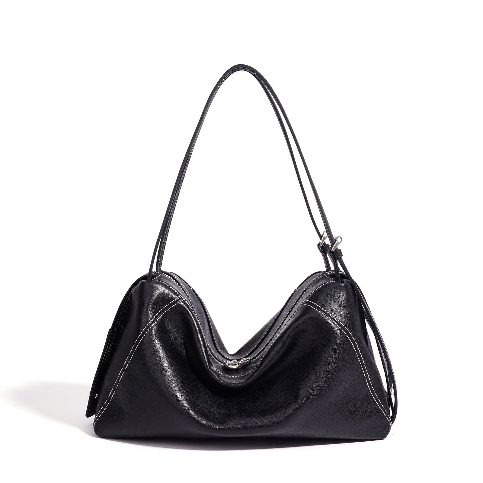 Designed Women's 100% Genuine Leather Pillow-Shaped Shoulder Bag Mallorca
