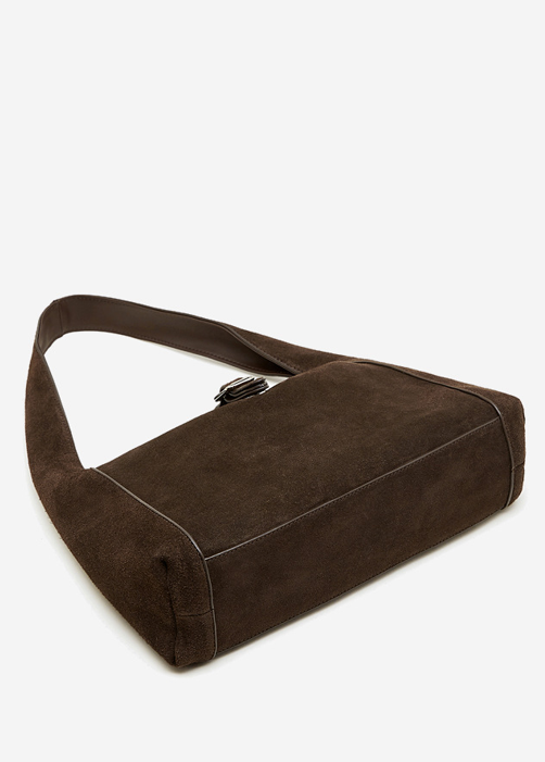 Women's Bag 100% Genuine Leather Suede Single Shoulder Bag Roche