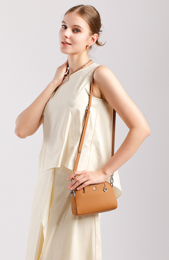 Designed Women's 100% Genuine Leather Single Shoulder or Crossbody Bag Corby