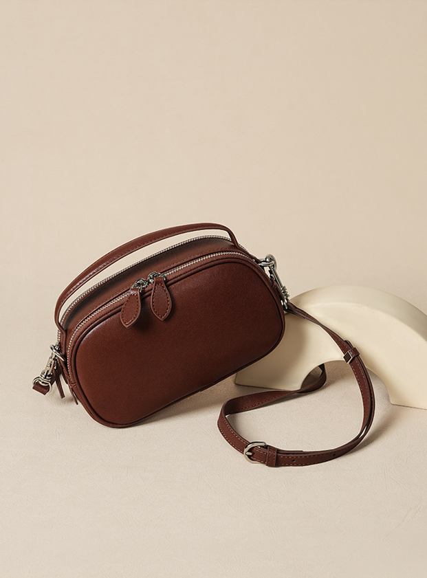 High-End Design Small Women's Bag 100% Genuine Leather Single Shoulder or Crossbody Bag Palau