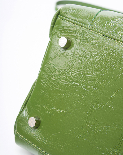 High-End Design Women's 100% Genuine Leather Single or Cross Shoulder Tote Bag Romano