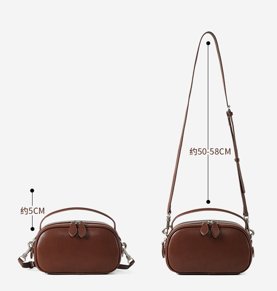 High-End Design Small Women's Bag 100% Genuine Leather Single Shoulder or Crossbody Bag Palau