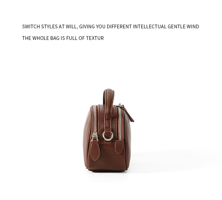 High-End Design Small Women's Bag 100% Genuine Leather Single Shoulder or Crossbody Bag Palau