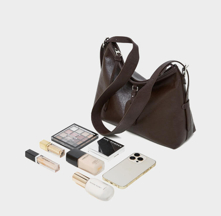 Designed Women's Bag 100% Genuine Leather Single Shoulder or Crossbody Bag Nancy