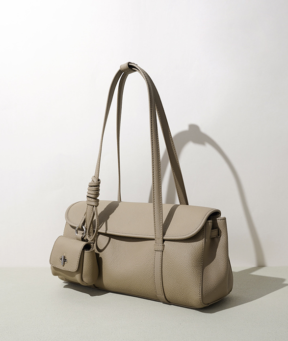 Designed Women's 100% Genuine Leather Pillow-Shaped Shoulder Bag Genoa
