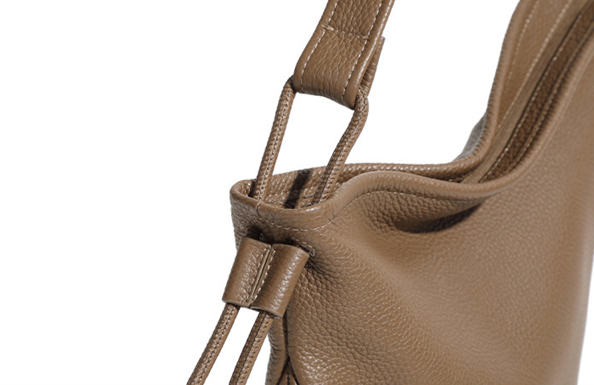 Designed Women's 100% Genuine Leather Single Shoulder Unique Asymmetrical Bag Madrid