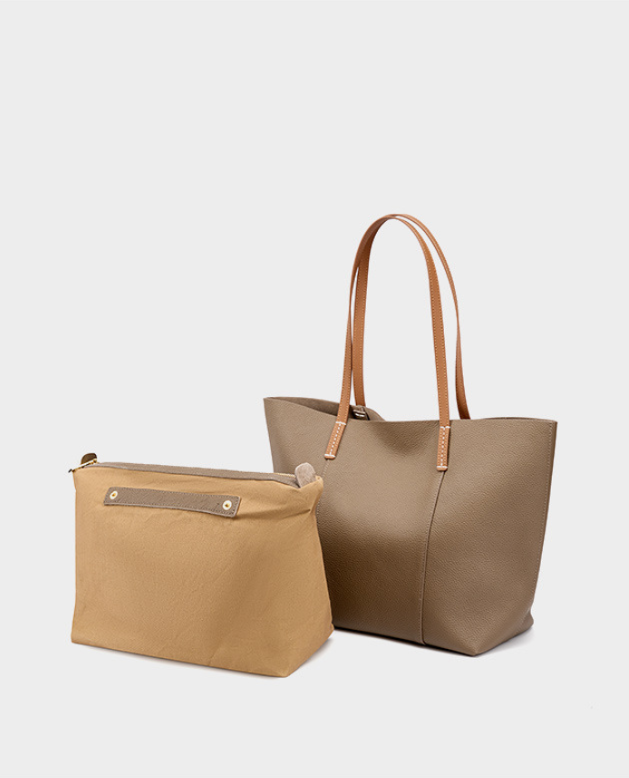 Designed Women's 100% Genuine Leather Single Shoulder Tote Bag Aragona