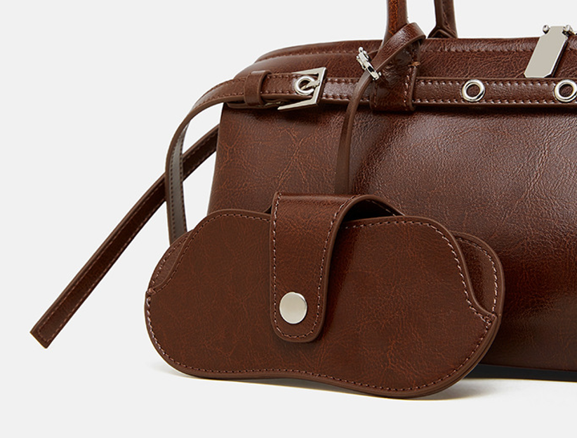 Underarm Long Style Baguette Women's 100% Genuine Leather Single Shoulder Bag Villa