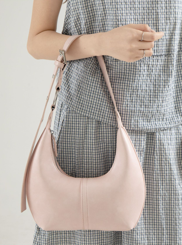 Designed Women's Vegan Leather Single Shoulder Dumpling Bag Nuoro