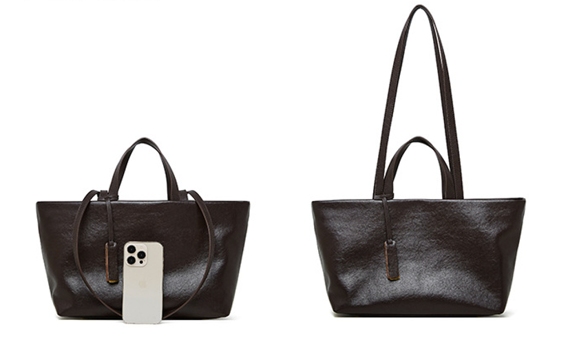 High-End Design Women's 100% Genuine Leather Shoulder and Crossbody Bag Napoli