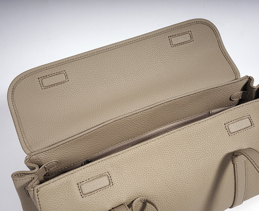 Designed Women's 100% Genuine Leather Pillow-Shaped Shoulder Bag Genoa