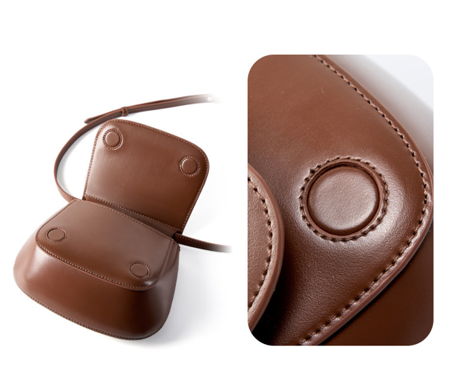 Designed Women's 100% Genuine Leather Single or Cross Shoulder Saddle Bag Arizona