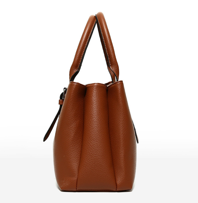 Designed Women's 100% Genuine Leather Single Shoulder Three-Piece Set Bag Utah