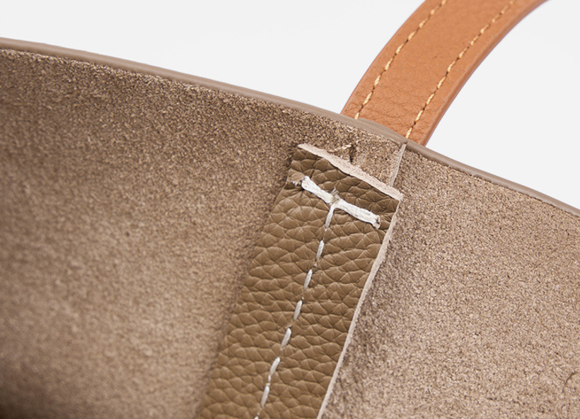 Designed Women's 100% Genuine Leather Single Shoulder Tote Bag Aragona
