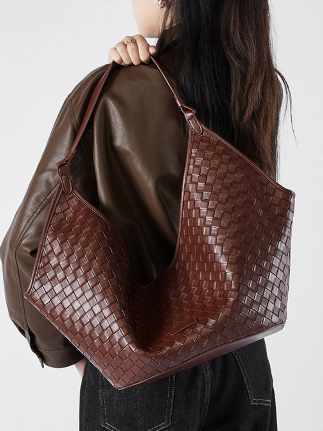 Designed Women's 100% Genuine Leather Single Shoulder Tote Bag San Vito