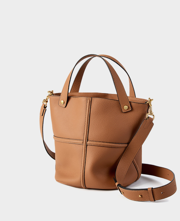 High-End Designed Women's 100% Genuine Leather Single and Cross Shoulder Tote Bag Nelly