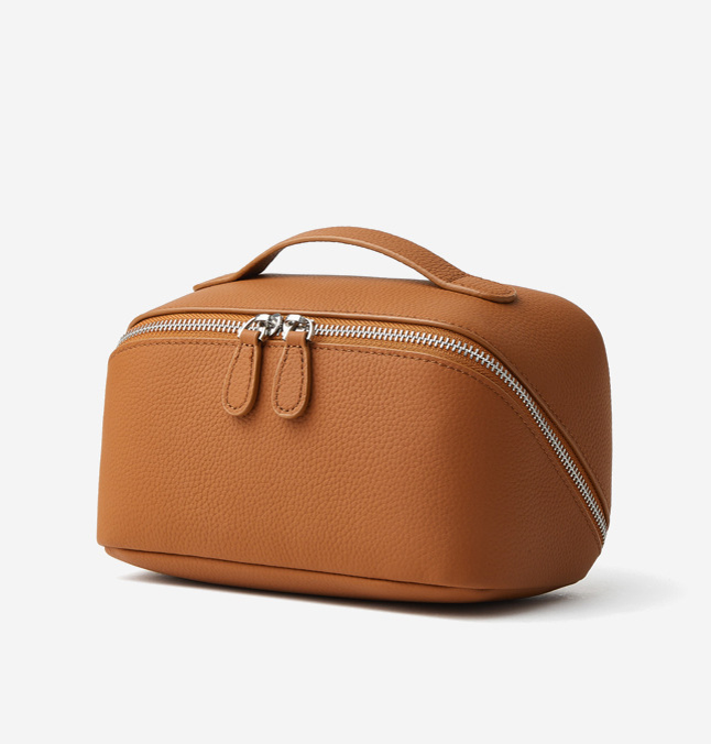 Design Women's 100% Genuine Leather Storage Cosmetic Bag Casa