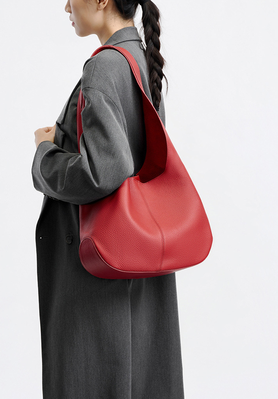 High-End Design Women's Bag 100% Genuine Leather Single Shoulder Tote Bag Corina