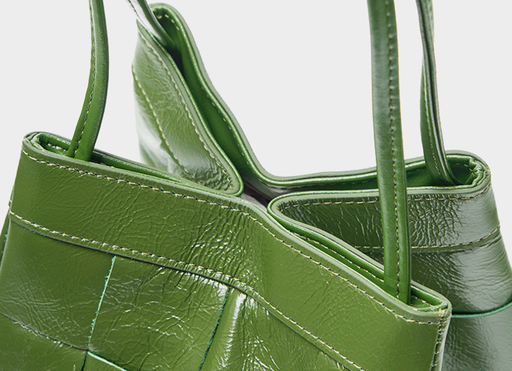 High-End Design Women's 100% Genuine Leather Single or Cross Shoulder Tote Bag Romano