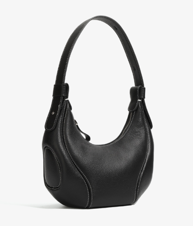 High-End Design Women's 100% Genuine Leather Single Shoulder or Crossbody Bag Olivia