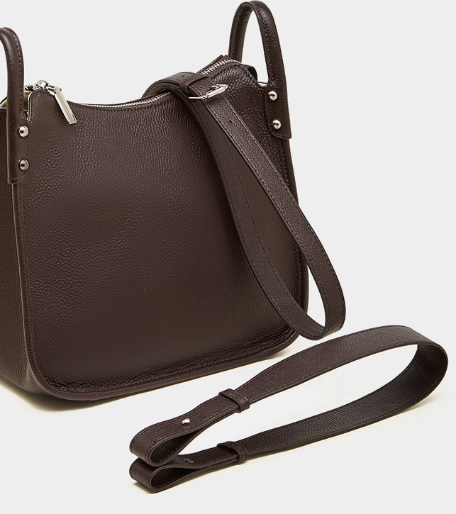 Designed Women's 100% Genuine Leather Single Shoulder or Crossbody Tote Bag Kansas