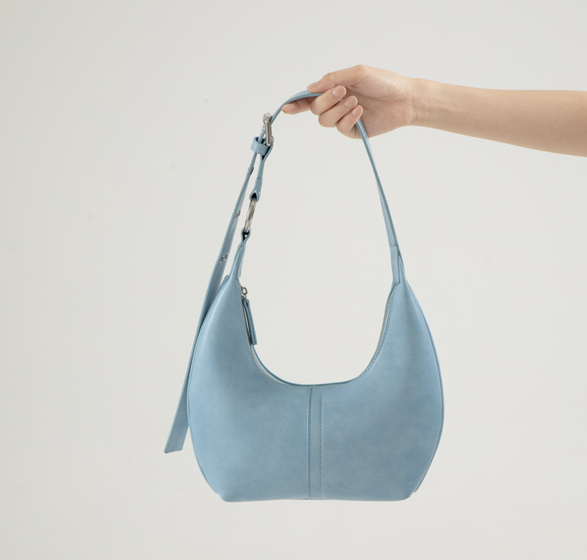 Designed Women's Vegan Leather Single Shoulder Dumpling Bag Nuoro