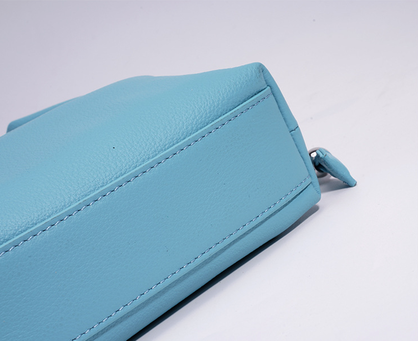 High-End Design Women's 100% Genuine Leather Small Single Shoulder or Crossbody Bag Latina