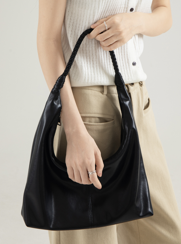 Designed Women's Vegan Leather Single Shoulder Dumpling Bag Inca