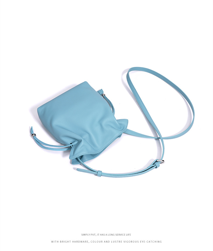 High-End Design Women's 100% Genuine Leather Small Single Shoulder or Crossbody Bag Latina