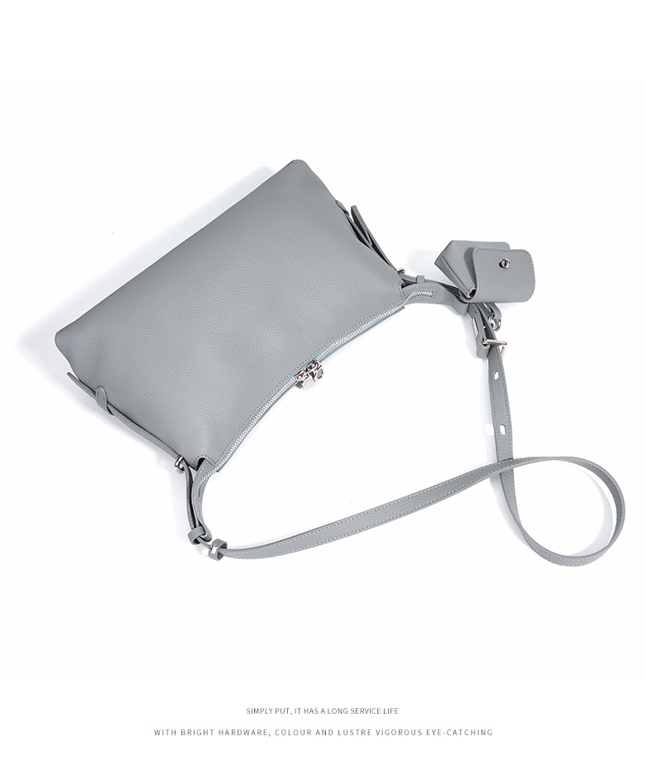 Designed Women's 100% Genuine Leather Single Shoulder Pillow Bag Palermo