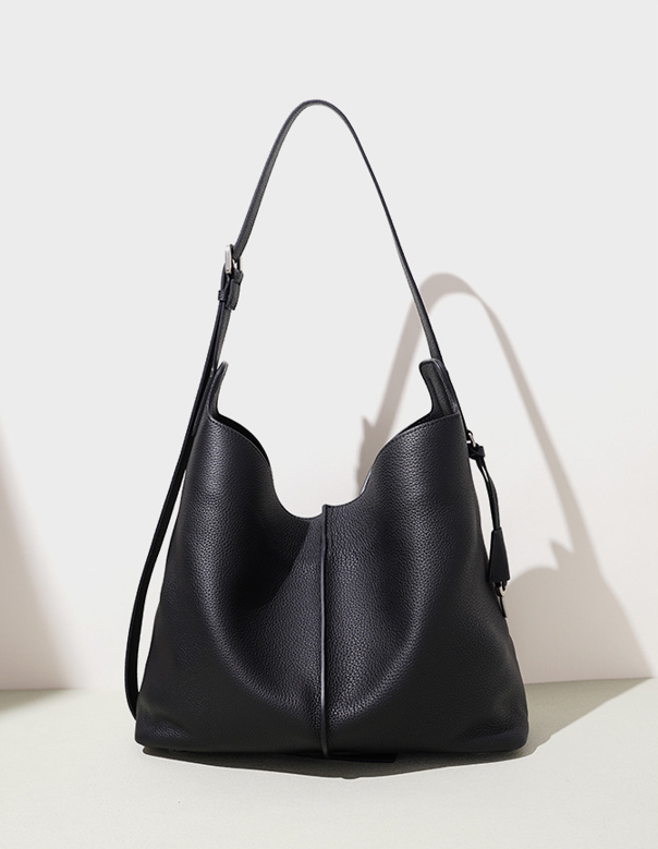 High-End Design Women's Two Bags 100% Genuine Leather Tote Bag Lecce