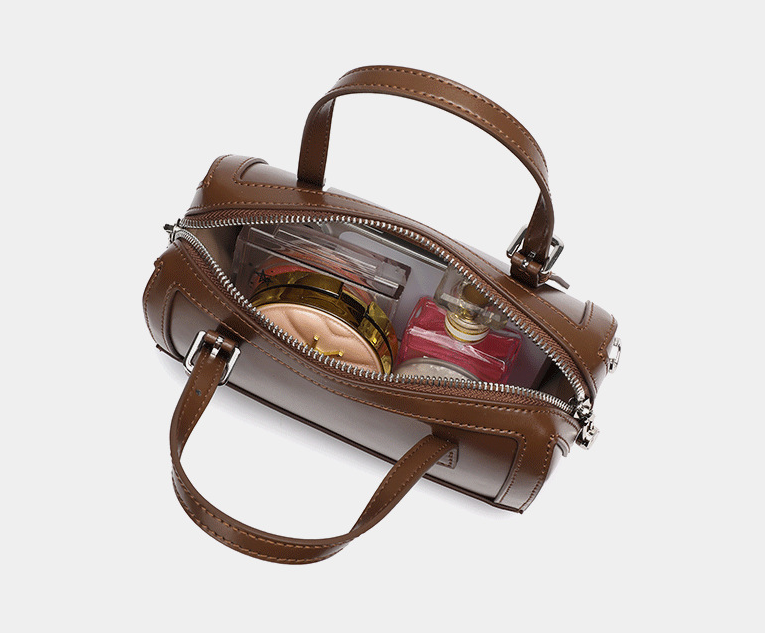 High-End Design Small Women's Bag 100% Genuine Leather Single Shoulder or Crossbody Bag Monaco