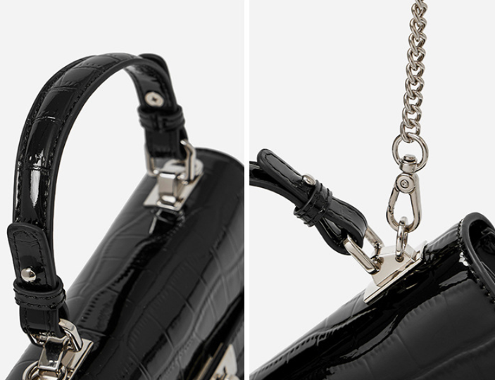 High-End Design Women's Bag 100% Genuine Leather Single Shoulder or Crossbody Bag Murano